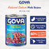 Pack 2 (15.5 oz Goya Low Sodium Pink Beans Canned, Smooth and Flavorful Habichuela Rosada, Pantry Staple, of Cans)