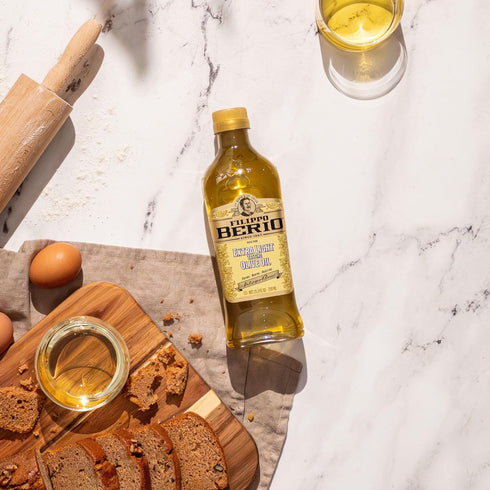1 Filippo Berio EXTRA LIGHT Olive Oil, Gallon For Baking and Frying