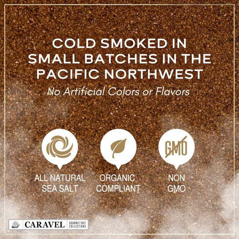 4 oz Bacon Chipotle Smoked Sea Salt with Bacon Premium Smoked Salt with Smoky & Spicy Flavor for Finishing & Grilling