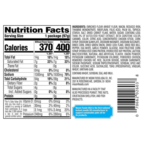 3.42 (Pack 6) Nissin Top Ramen Bowl Ramen Noodle Soup, Chicken, Ounce