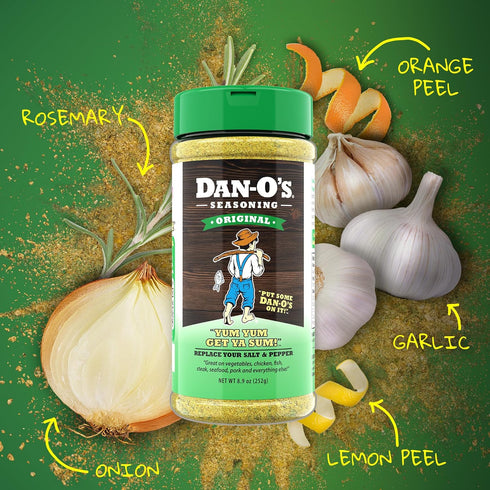 Dan-O’s Seasoning Original | Medium Bottle | 1 Pack (8.9 oz)