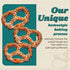 11 Oz. Pack 6 Unique Snacks Extra Salt Splits Pretzels, Original Split-Open Pretzels, Delicious Homestyle Baked Snack