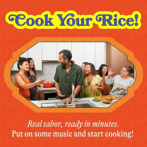 7 oz, Pack Loisa Premium Latin Rice & Beans, Premium Latin Rice, Non-GMO, No MSG, No Artificial Flavors, No Artificial