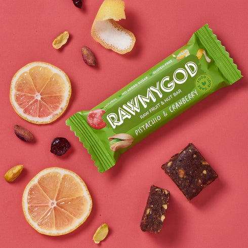 (16 Pack 4 3 3 3 3 RAWMYGOD Fruit and Nut Bars, Gluten Free, Vegan, No Added Sugar bars, Variety I - Raw Cacao, Apple
