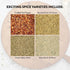 4 3.2 DeLallo Spice Variety Pizza Seasoning Shaker, Ounce, with Red Pepper, Garlic, Cheese, Italian Herb
