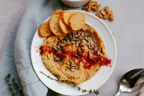16oz (2 Pack) Hummus, Mighty Sesame Co. Sesame Tahini Paste |Rich & Creamy Tahini Sauce for Just One Ingredient, Keto