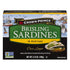 3.75-Ounce (Pack 12) Crown Prince One Layer Brisling Sardines in Mustard, Cans