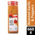 Club House Roasted Garlic and Red Pepper One Step Seasoning 660g - Imported from Canada