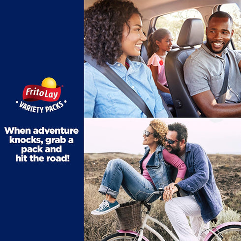 Pack, (Pack 40) Frito-Lay Snack Time Favorites with Baked, Smartfood, Sunchips and Quaker Chewy Granola Bars Variety