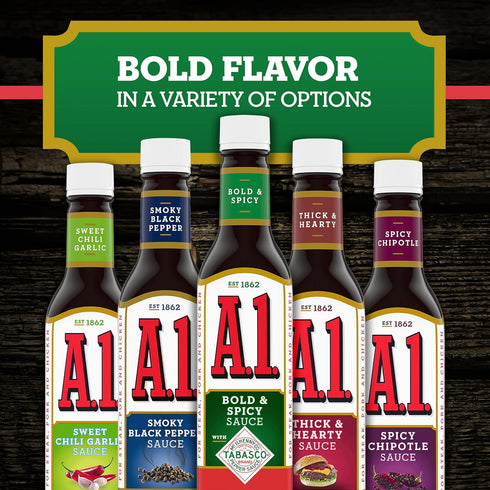 A.1. (10 oz Bold & Spicy Sauce with Tabasco Bottle)