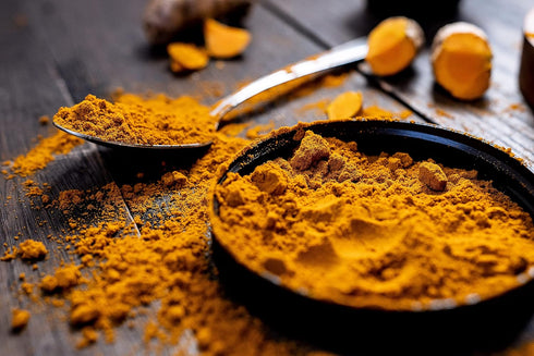 FIRE TEAS Organic Golden Milk Latte Powder - Organic Turmeric (Curcumin), Honey, Cardamom, Ginger, Cinnamon, Black