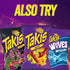 Multipack 14 9.9 Takis Blue Heat Rolled Tortilla Chips, Hot Chili Pepper Flavored, Box with Bags of Ounces