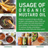 1 (33.8 Jiva Organics Organic Mustard Oil Liter Bottle Ounce) - Non-GMO, Premium, Cold Pressed