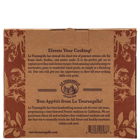 Set, 8.45 oz (Set 3) La Tourangelle, Favorites Trio of Oils - Roasted Walnut Oil, Avocado Oil, Toasted Sesame Oil, Gift