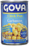 Goya Chick Peas Garbanzos Low Sodium 15.5 oz (Pack of 12)