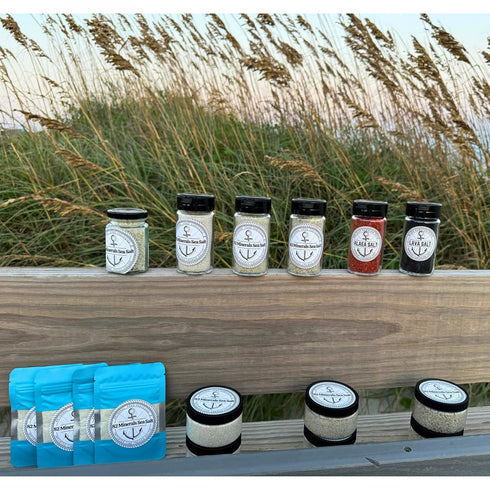 82 4oz Minerals French Grey Sea Salt | Premium Hand-Harvested Sel Gris | Coarse Mineral & Electrolyte Finishing Salt