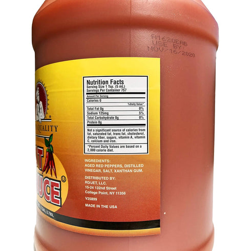 Chef's Quality Hot Sauce - One Gallon for Culinary Adventures