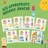Little Bellies Organic Animal Crackers Toddler Snack (Pack of 5 x 4.58 oz Individual Packs)