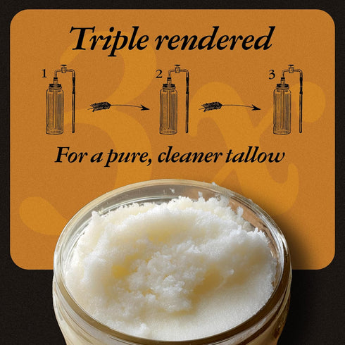 28oz, 100% 1.75lbs Wagyu Beef Tallow Pure Suet Kidney Fat, Triple-Rendered, USDA Inspected
