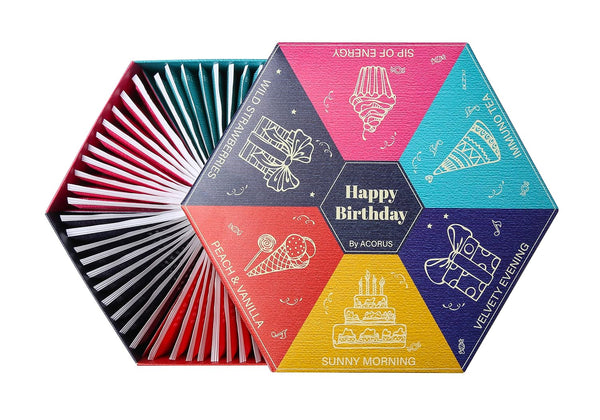 Acorus Happy Birthday Tea Gift Sets | Assorted Tea Set Birthday Present