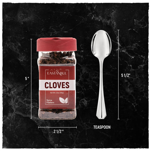 Eastanbul Whole Cloves, Mediterranean Clove for Hair Growth, Natural Dried Cloves Spice, Vegan Clove for Baking