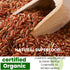 4 LB Organic Red Jasmine Thai Rice - High Fiber Superfood - Gluten Free, Preservative Free, Small Lot Farmed from
