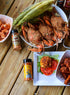 Tomahawk Jim's (Pack 4) 4.5 oz (128g) Hoopers Crab House True Crab Blend of Malt Vinegar Infused Chesapeake Bay Spice