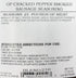 A.C. Legg, Inc. 17.25 oz A.C. Legg - OP Cracked Pepper Smoked Sausage Seasoning