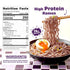 (14g) (6 packs) High Protein Ramen noodles high protein noodles. Gluten free ramen noodle healthy low sodium plain