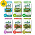 Gimme 6 Pack, 12 Count (2 Omega3s Seaweed Organic Premium Roasted Seaweed Snacks, New Flavor Variety Each) Keto, Vegan