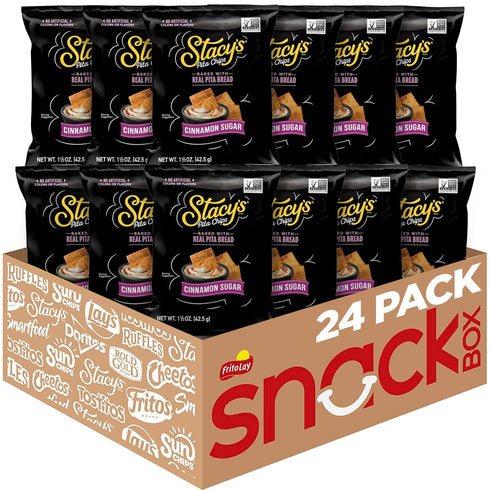 Stacys Pita Chips, Cinnamon Sugar, No Artificial Colors or Flavors, 1.5 oz