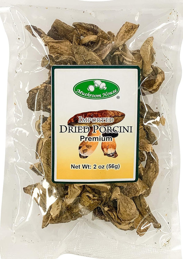 Mushroom House Dried Porcini Premium Mushrooms - 2 Oz