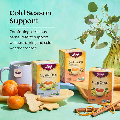 Immune Pack 16 Pack (3 Packs) Immunity Set Immune, Yogi Tea Support Tea Variety - Bags per - Support Sampler - Sweet