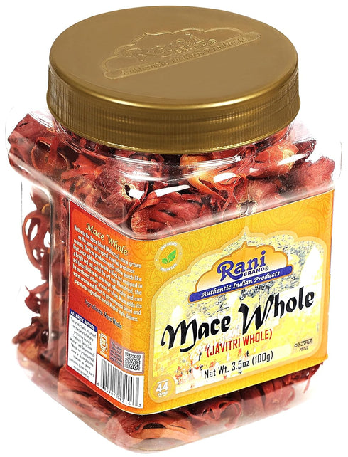 Rani Mace Whole (Javathri), 3.5oz (100g) PET Jar, All Natural, Vegan, Gluten Friendly, Kosher