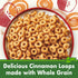 12 oz Cascadian Farm Organic Cinnamon Apple Cereal, No Added Sugar, Made with Whole Grain, Non-GMO