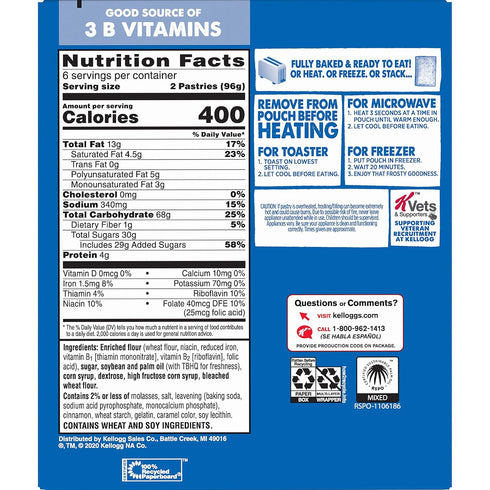 (144 Pop-Tarts Toaster Pastries, Breakfast Foods, Kids Snacks, Frosted Brown Sugar Cinnamon Pop-Tarts)
