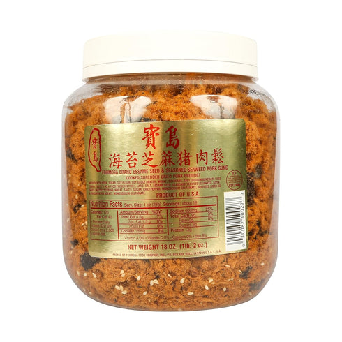 Formosa 20 oz , Dried Sesame Seed and Seaweed Pork Sung