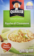 Quaker Instant Oatmeal, Apples & Cinnamon, Breakfast Cereal, 15.1 Ounce, (Pack of