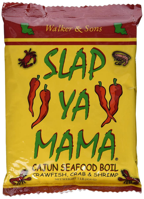 Slap Ya Mama Cajun Seafood Boil Seasoning for Crawfish, Crab, and Shrimp, 1 Pound (Pack of 3) | No MSG and Kosher