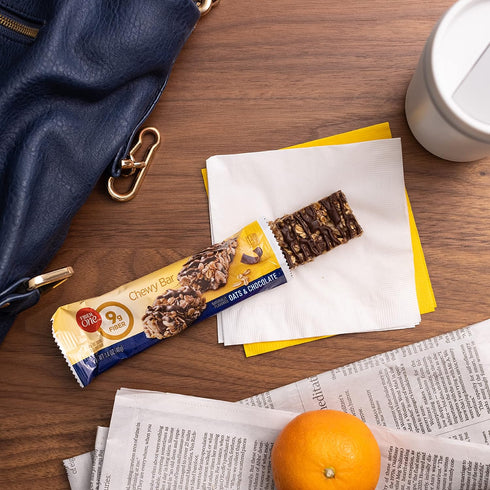 14.1 oz, 10 (Pack 2) Fiber One Chewy Bars, Oats & Chocolate, Fiber Snacks, ct