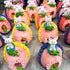 Generic Easter Panoramic Sugar Egg Decoration with Chenille Chick Inside, Edible Flower, Holiday Gift for All Ages