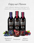 (30.4 oz 900mL) SEMPIO Black Rice Vinegar Drink Rubus & Wild Grape Fermented Brown Rice, Vegan, Naturally Concentrated