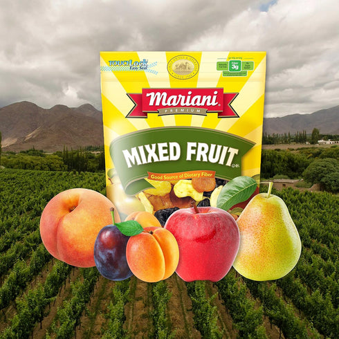 32 (Pack 2) Mariani | Mixed Dried Fruit Ounces - Resealable Bulk Bag