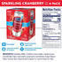 11.5 Oz 4 Count (Pack 6) Ocean Spray Sparkling Cranberry Juice Drink, Fl Cans