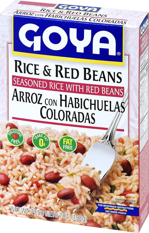 7 Goya Seasoned Rice and Red Beans Mix, Ounce