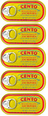 Cento Rolled Fillets Anchovies with Capers in Olive Oil, 2 ounces (56