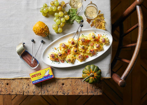 Ortiz 1.67oz (Pack 5) Anchovies in Extra Virgin Olive Oil, Firm Buttery Fillets with a Rich Umami Taste, Wild Caught