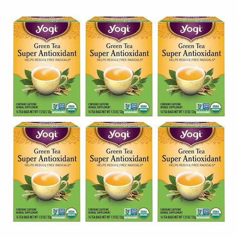 Yogi Tea - Green Tea Super Antioxidant (6 Pack) - Organic Green