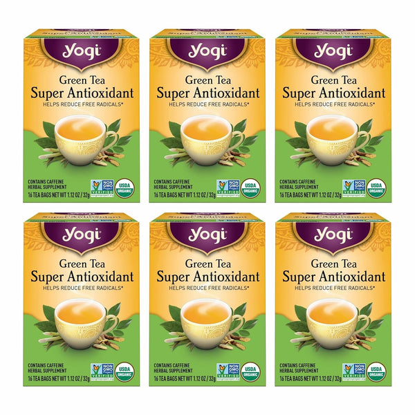 Yogi Tea - Green Tea Super Antioxidant (6 Pack) - Organic Green