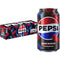 Pepsi Zero Sugar Cola Soda, Wild Cherry, 12 Fl Oz Cans (Pack